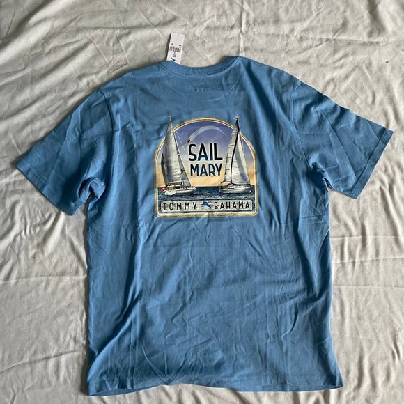 Tommy Bahama Sail Mary T-Shirt - Picture 2 of 4